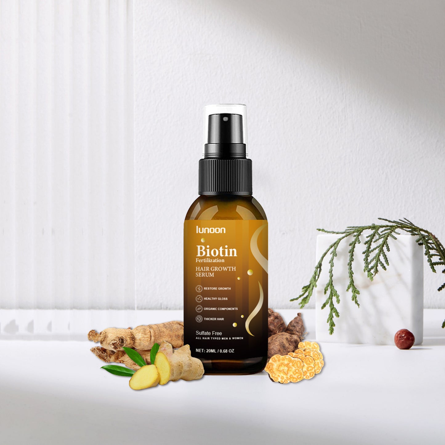 spray repousse capillaire à la biotine